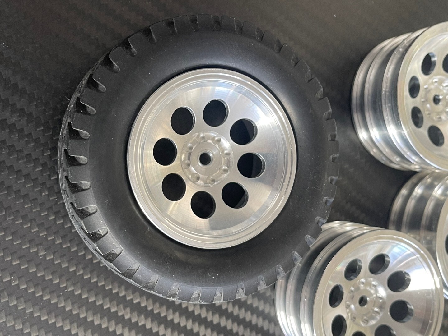 Vintage Tamiya Mitsubishi Pajero Toyota Prerunner Alloy Wheels set vintage style