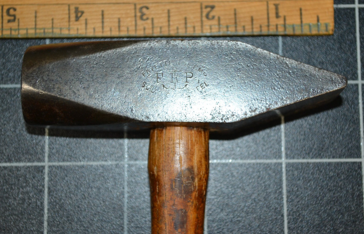 FAYETTE R. PLUMB - TINNERS' RIVETING HAMMER - #6 - ALL ORIGINAL