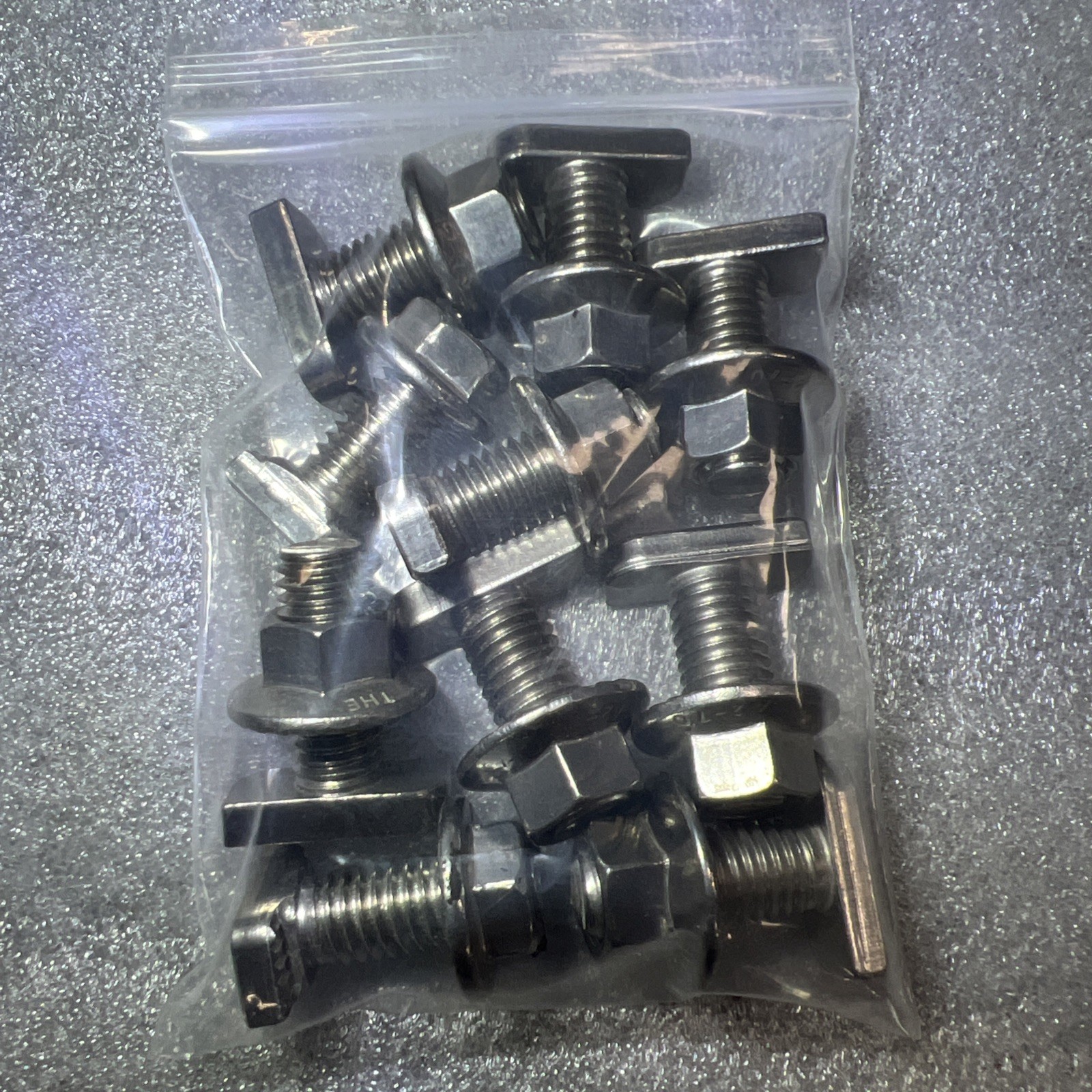 10 PACK M10 X 1.5 X 25mm SOLAR PANEL ROOF RACK T-BOLTS STAINLESS STEEL WITH NUTS