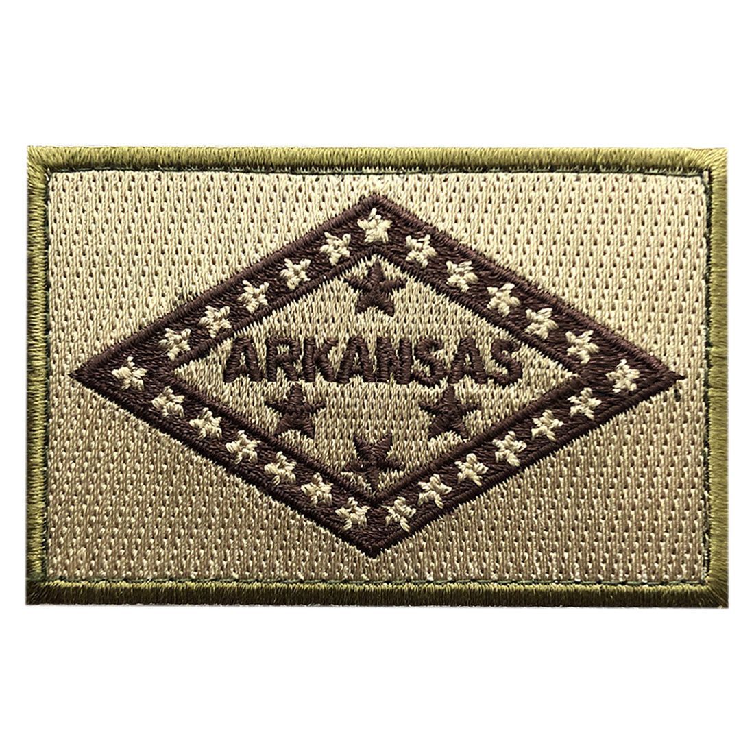 Arkansas State Flag Tactical Hook Patch [3.0 X 2.0 AP-5]