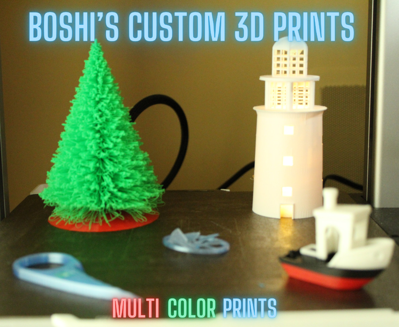 Boshi's Custom 3d Prints Service. Under 24 Hour Free Quotes.