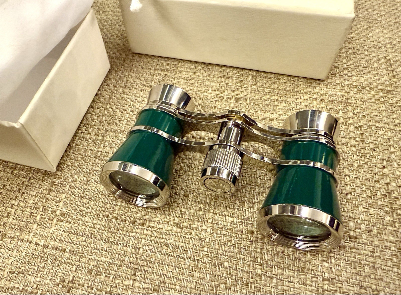 💚👑🔭Rolex Green Opera Binoculars – Brand New Collectible w/ Box & Pouch 🔭👑💚
