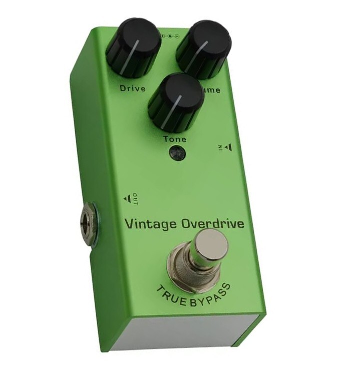 Vintage Overdrive mini guitar pedal - TS "Scream" type distortion