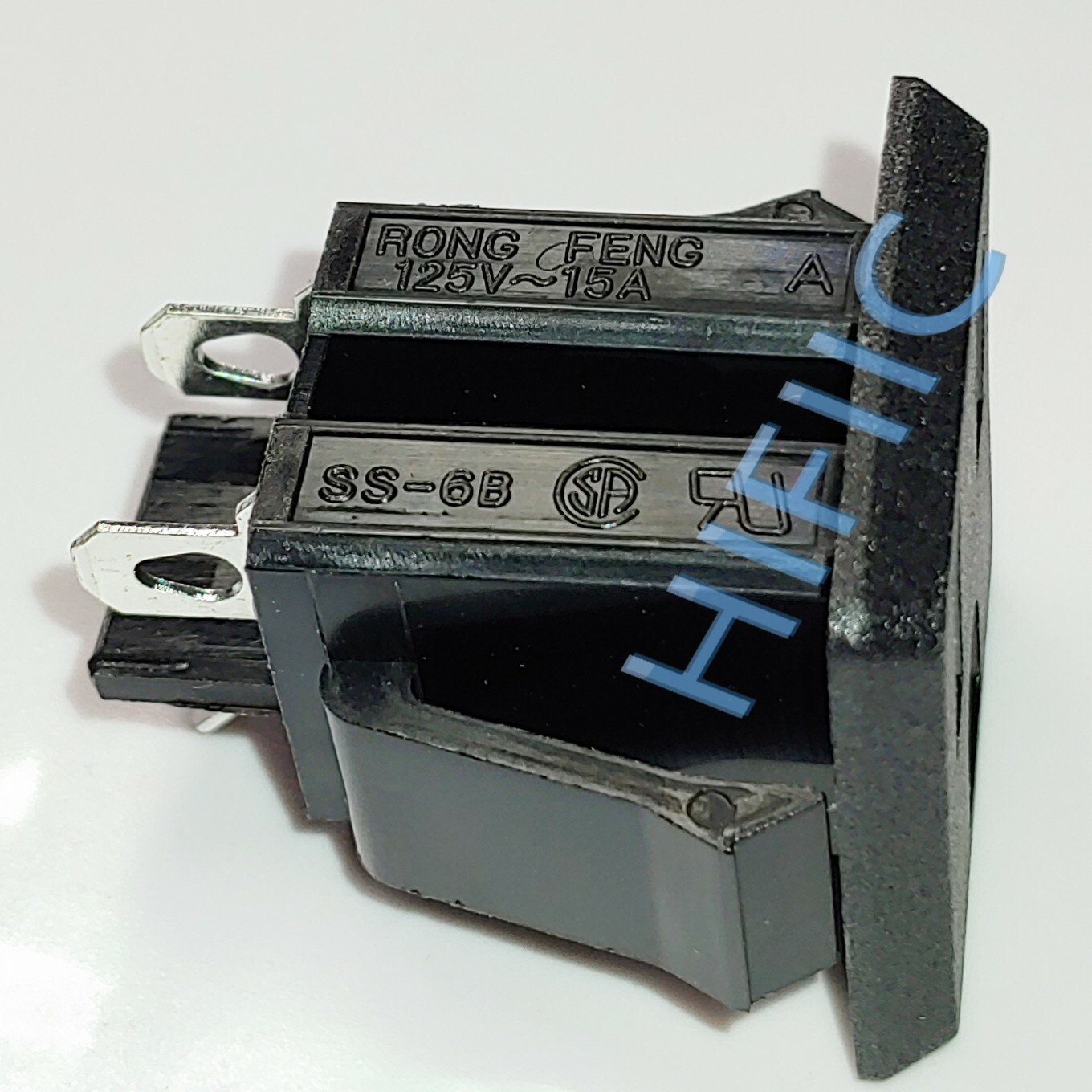 1PCS/5PCS Rong Feng SS-6B Panel Mount 3-pin AC Socket, 15A 125VAC