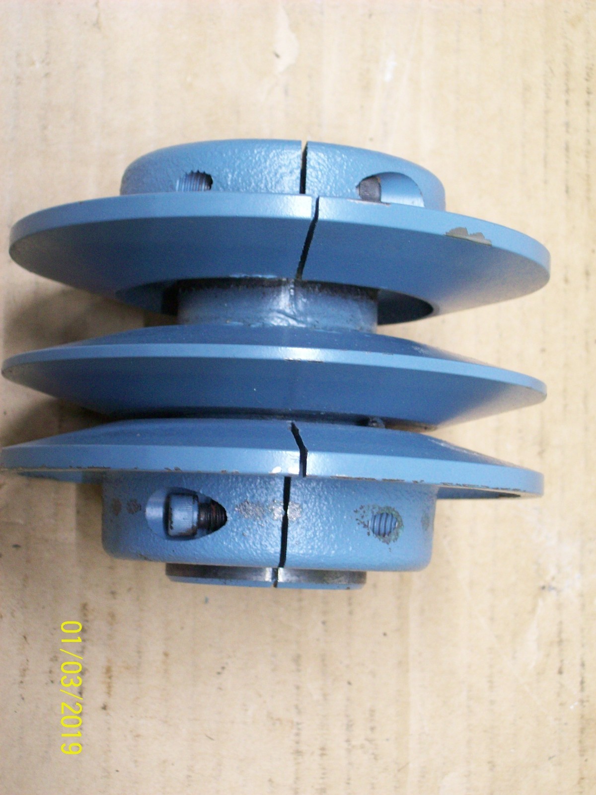 NEW BALDOR MVS1 30x1-1/8 2-GROOVE VARIABLE PITCH V-BELT PULLEY SPLIT KEYWAY
