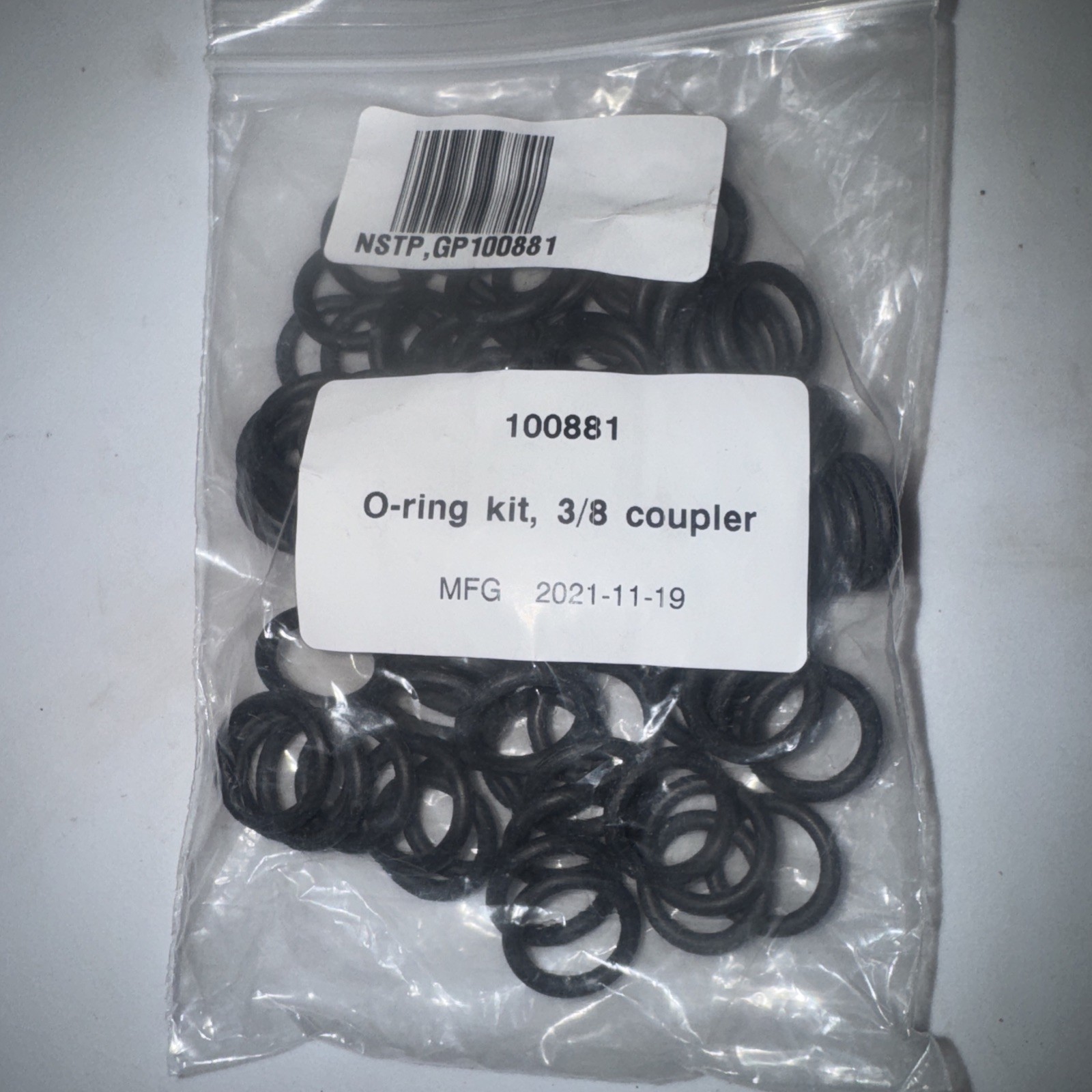 Nortrac GP100881 100 PACK 3/8 Coupler O Rings General Pump