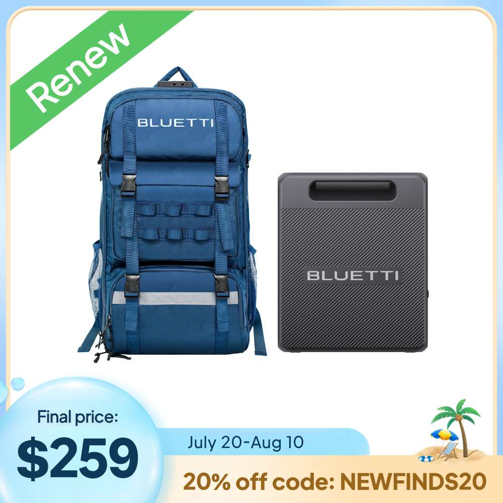 BLUETTI Handsfree 2 Backpack Power Station 700W 512Wh Portable for Outdoor Use