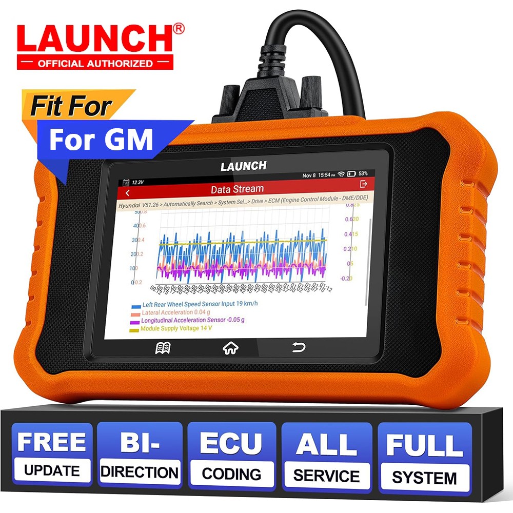 LAUNCH Creader Elite 2.0 for GM Full System OBD2 Scanner Car Diagnostic Tool
