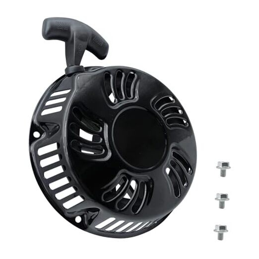 Pull Cord Recoil Starter Assembly for Predator 420cc Honda Black Type 1