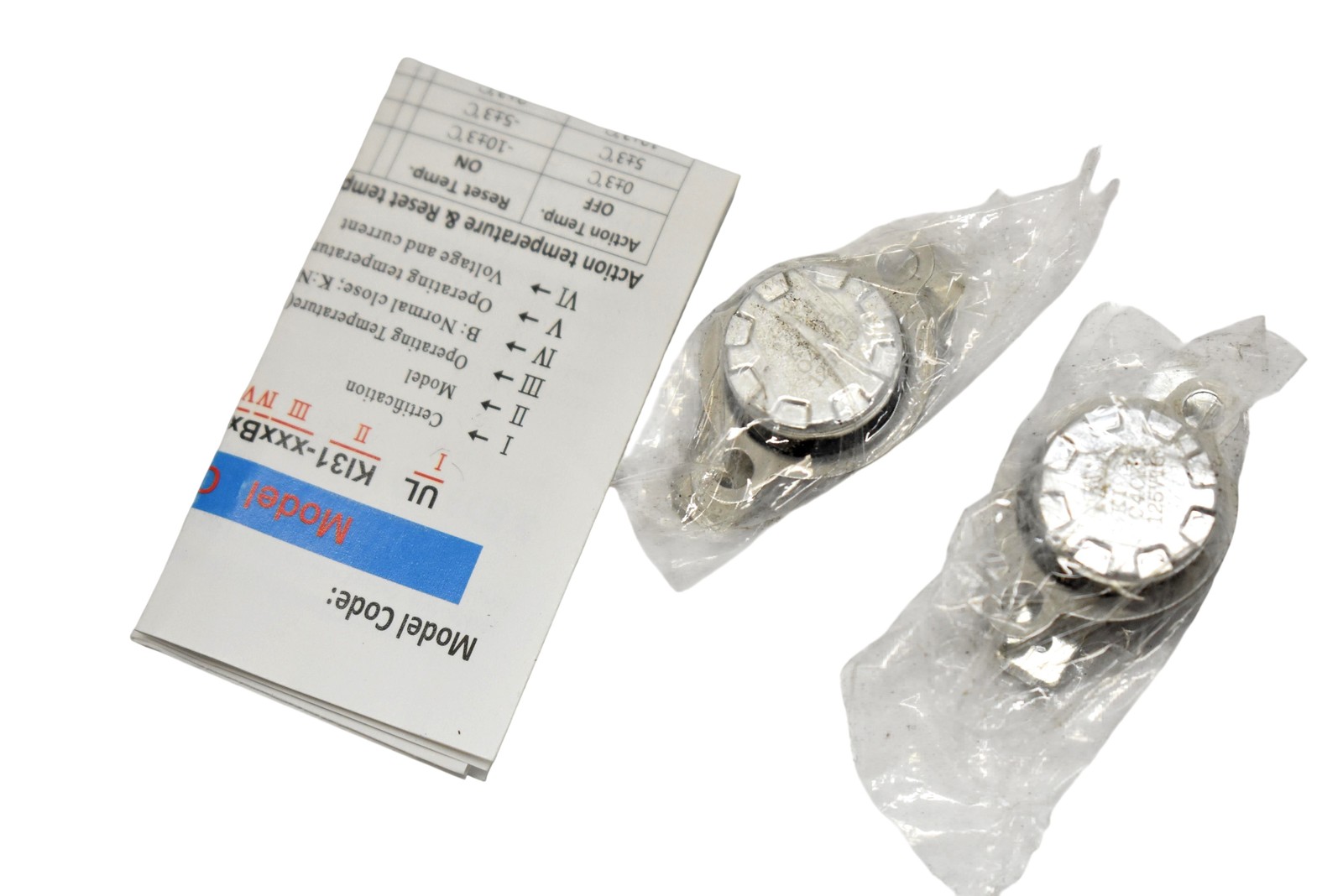 Awozkcd KI31/KSD301 Thermal Temperature Switch NO 30°C Off 40°C On 2pc Silver