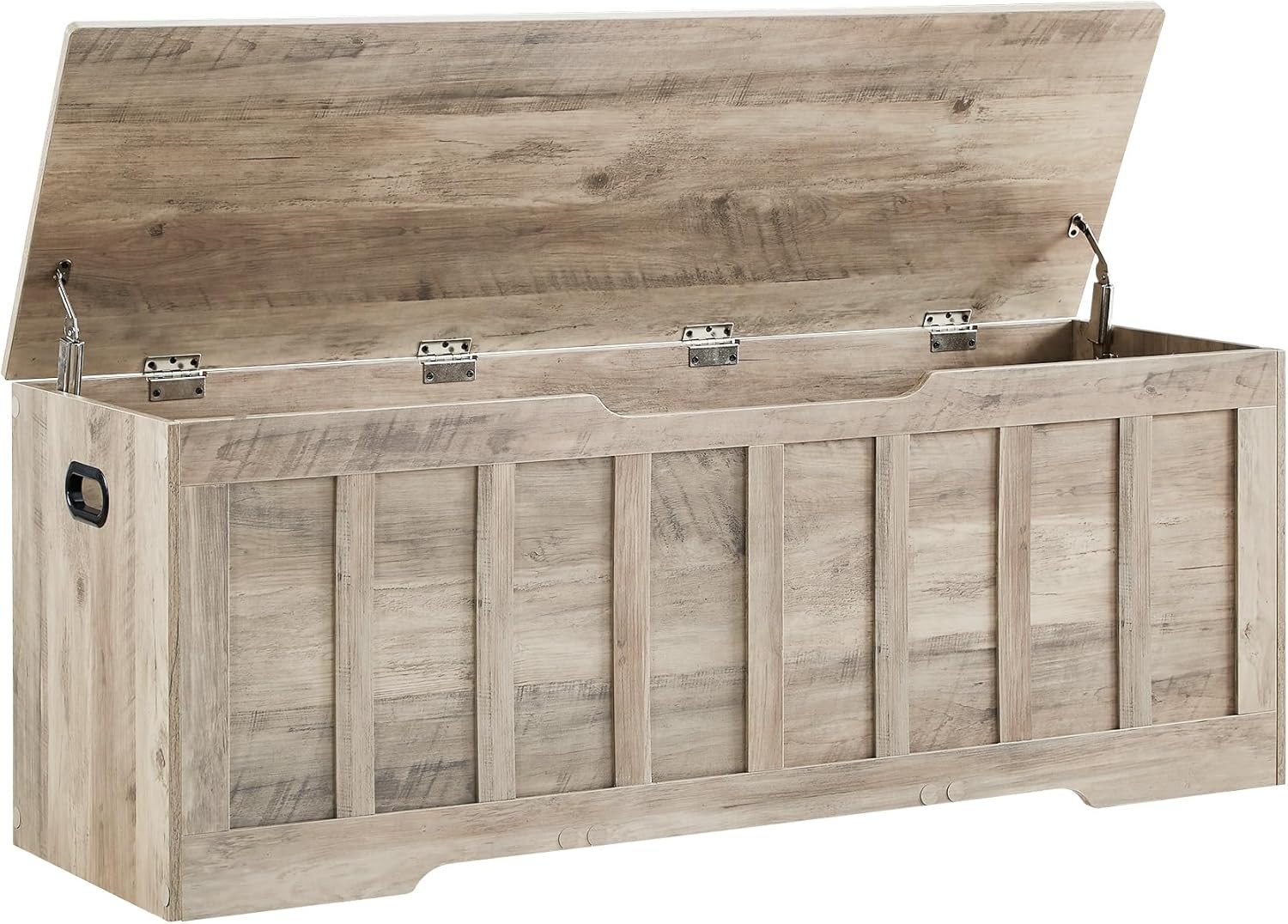 51.2" Storage Chest Extra Large,Storage Bench W/ 2 Safety Hinges,Shoe Bench,51.2