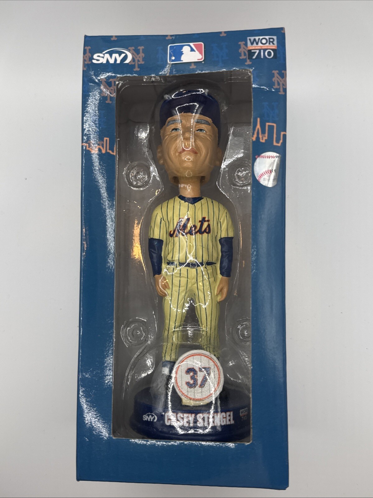 Casey Stengel 37 New York Mets WOR SGA Bobblehead Manager MLB Retired Citi Field