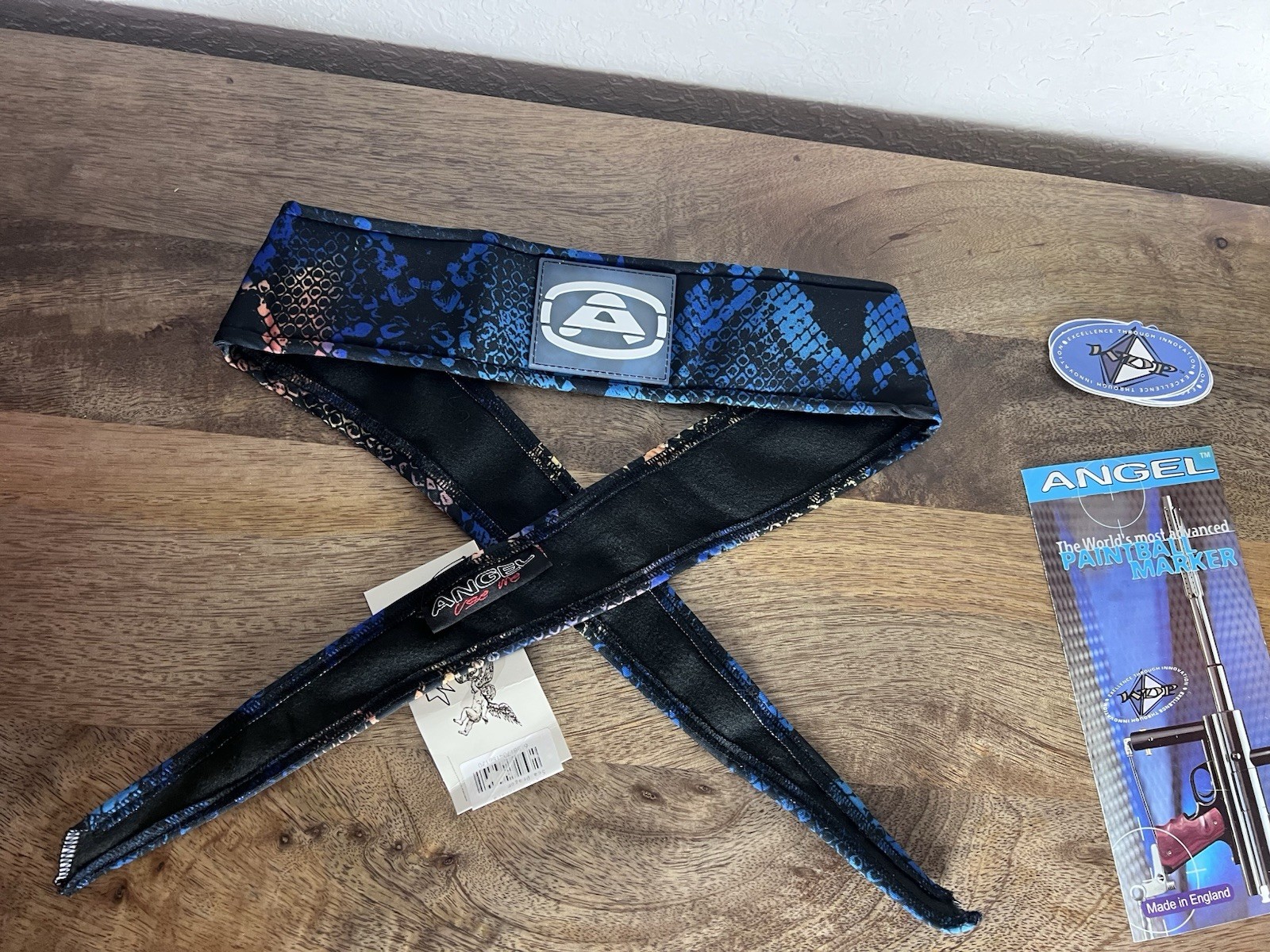 Angel x Bunkerking Paintball Headband - Sea Dragon - Vintage - Padded