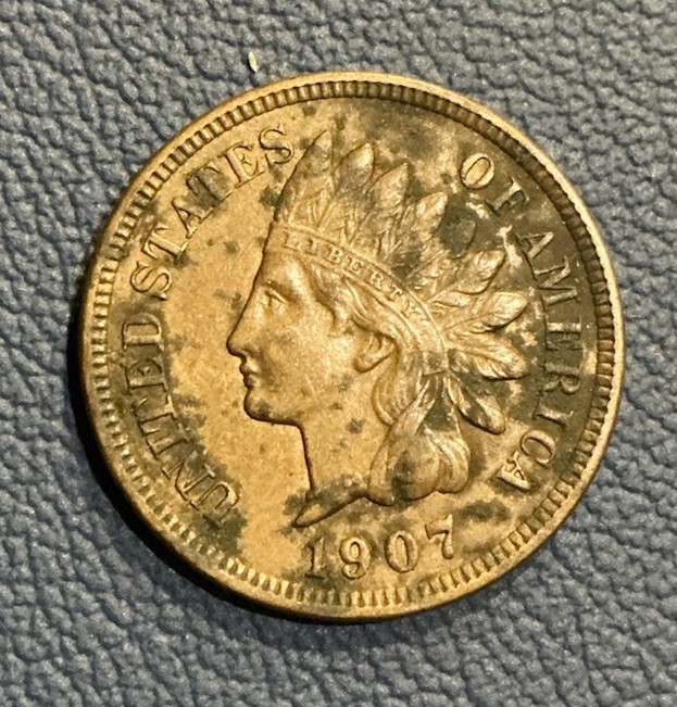 1907 Indian Head Cent - Vintage Penny - Full Liberty 🗽