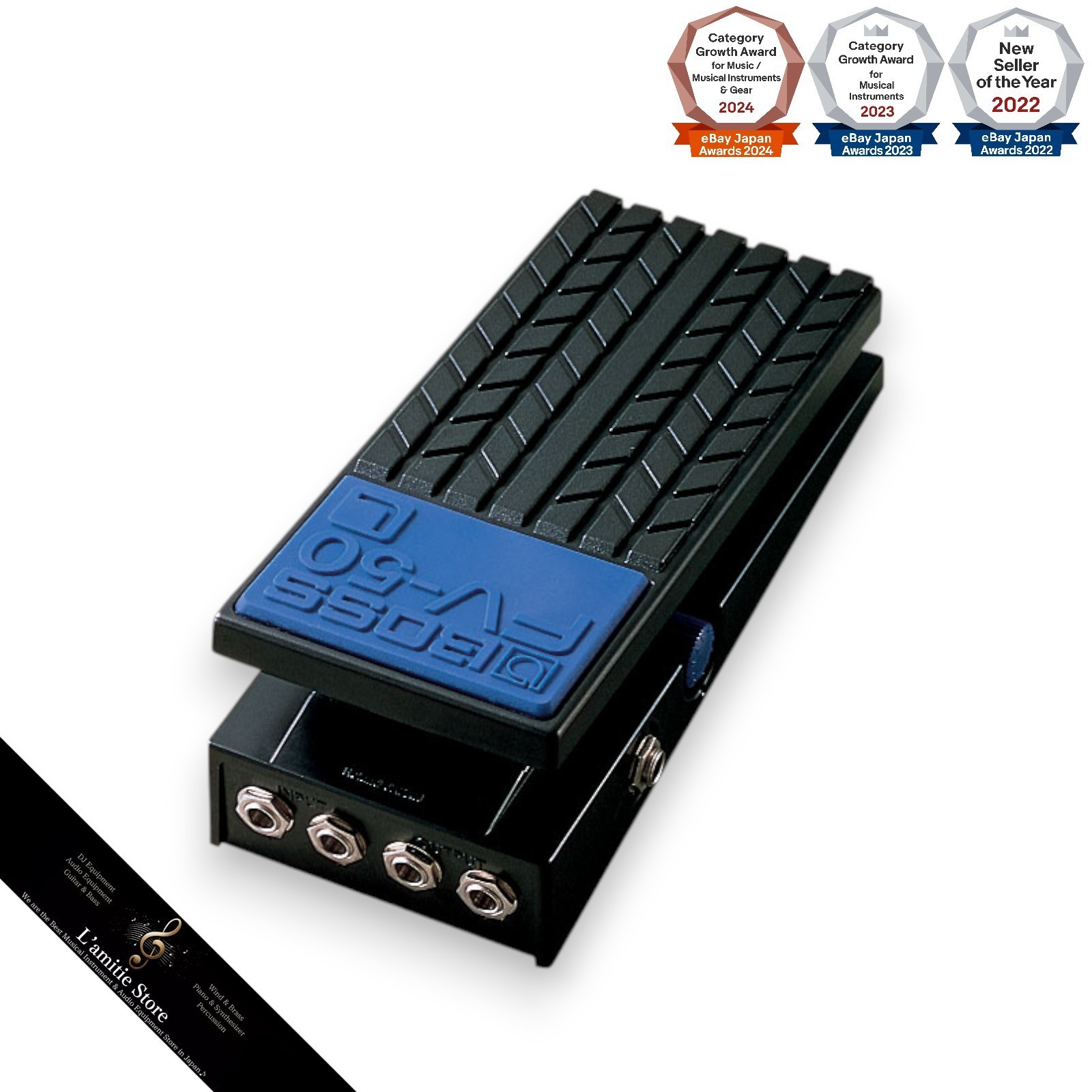 BOSS FV-50L Volume Pedal Electric Guitar Minimum Volume Tuner Out FV50L FV50 L