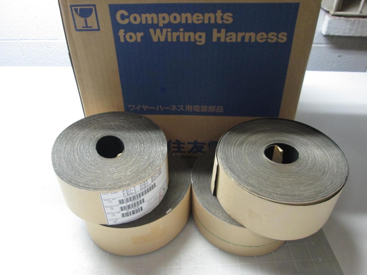 LOT OF 4 SUMITOMO FELT 03T 60X35 WIRING HARNESS COMPONENTS T53966
