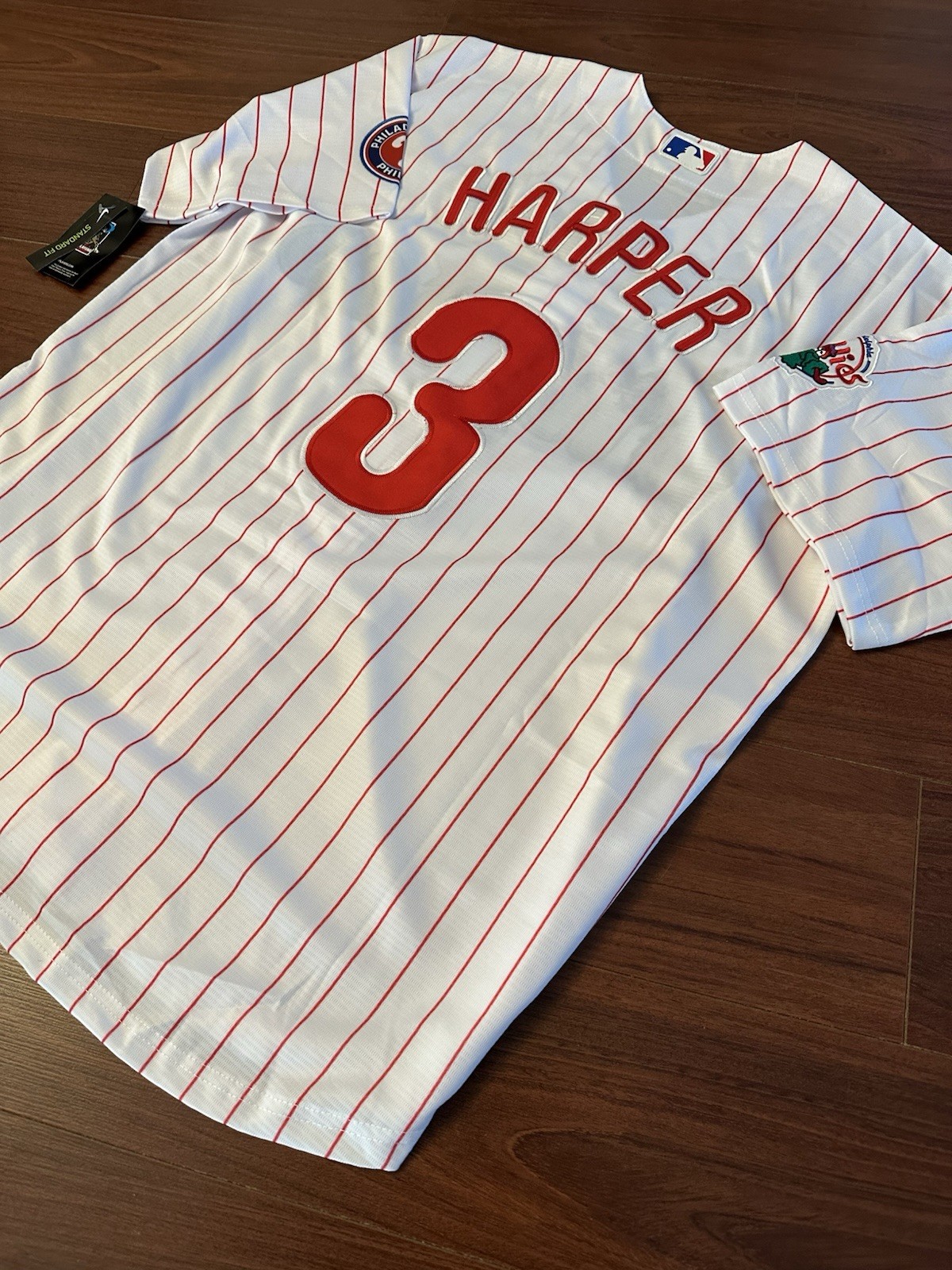 NWT UNIQUE 2025 Philadelphia Phillies Philly Phanatic Harper Stitched Jersey