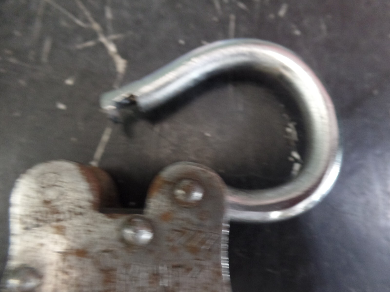 U S Mint Padlock Lock with Key No 100 8 Levers