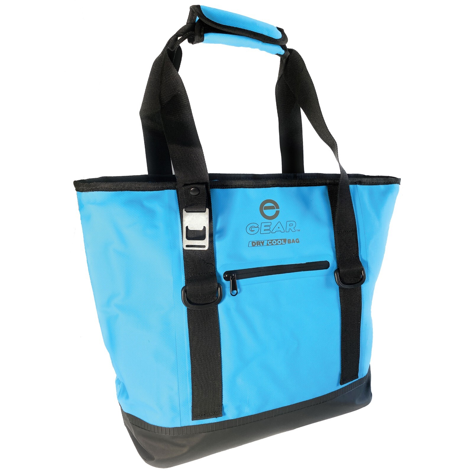 Waterproof Dry Bag Cooler Tote – Soft Sided Collapsible W/ Side Pocket - 20 Cans