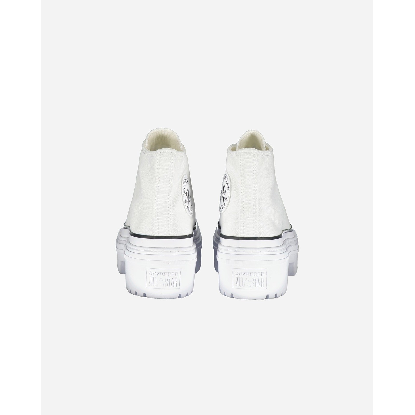 NWT Converse Women Chuck Taylor All Star Lugged Heel HI, White/Black/Egret, 8