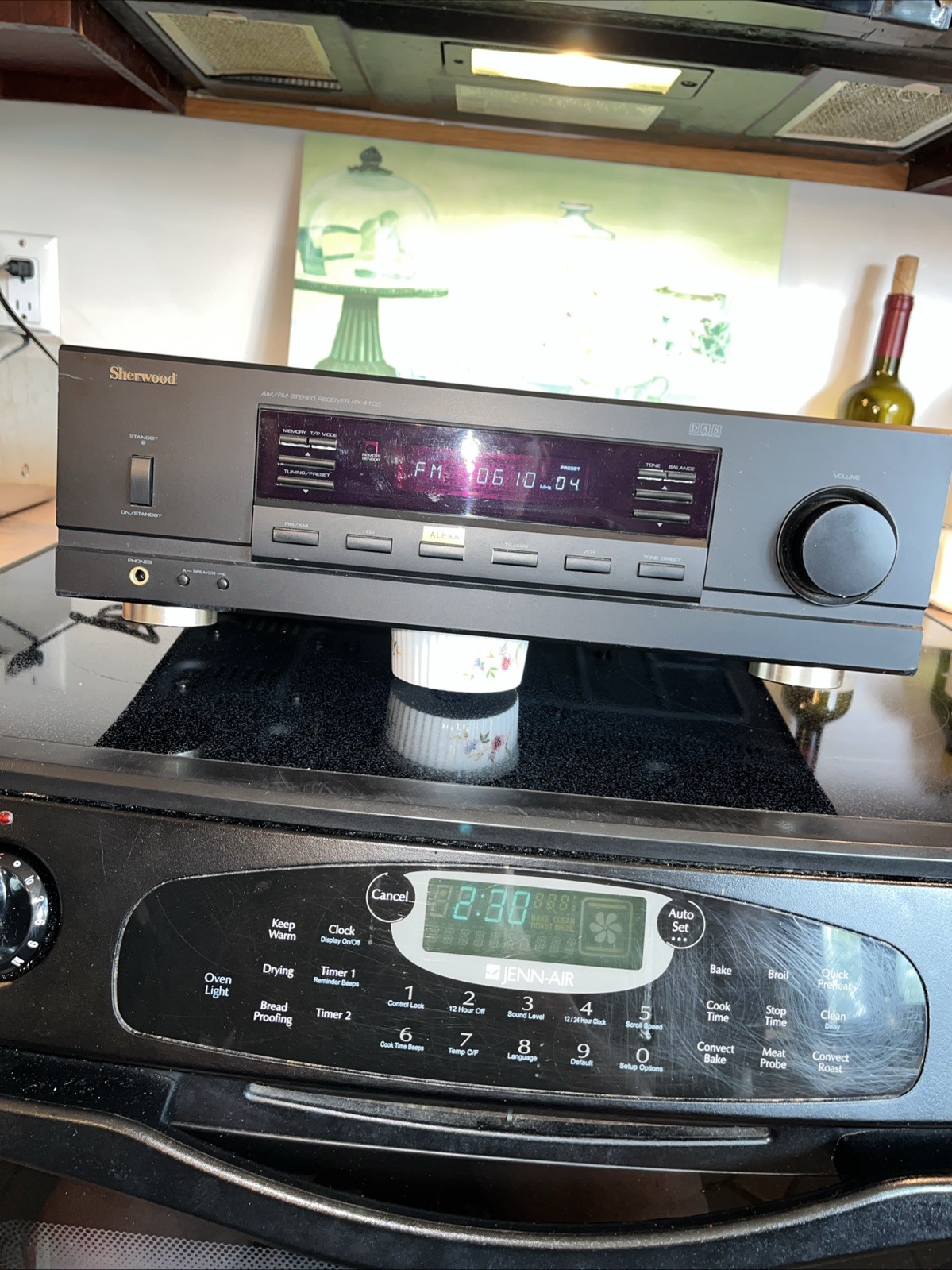 Sherwood RX-4105 2 Channel 100W AM/FM Stereo Receiver Bundle With Remote Tested