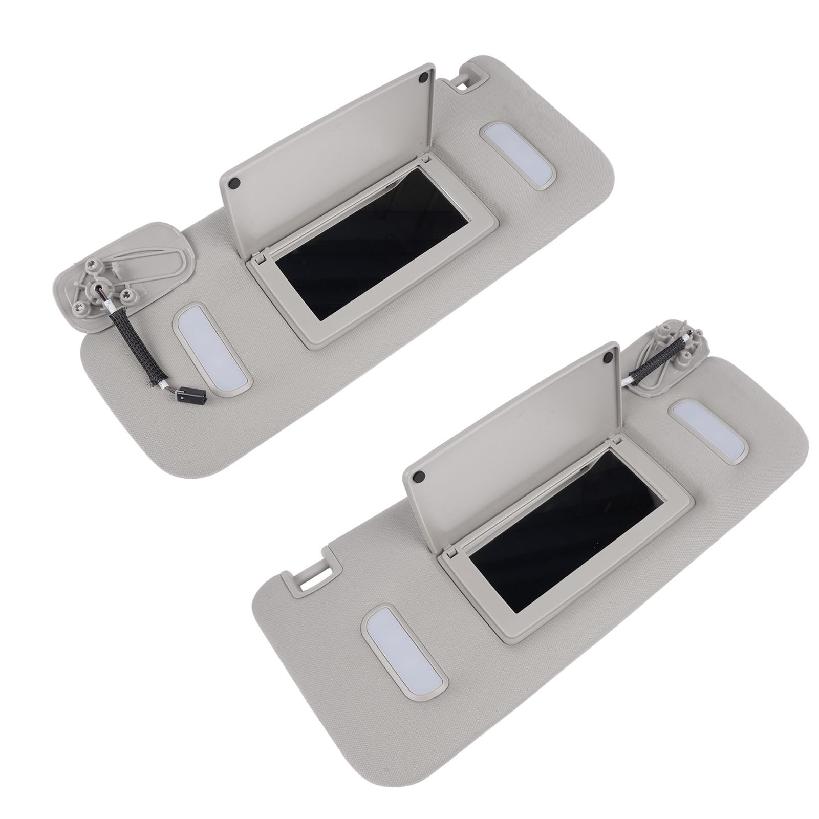 2X Sun Visors Right + Left Replacement for Chevy Avalanche Tahoe Silverado Su...