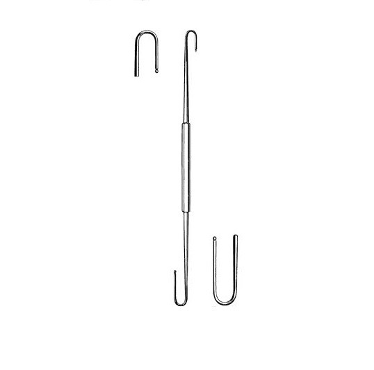 Barr Crypt Hook, 9.5", Double Ended, 1 Long and 1 Short Ends