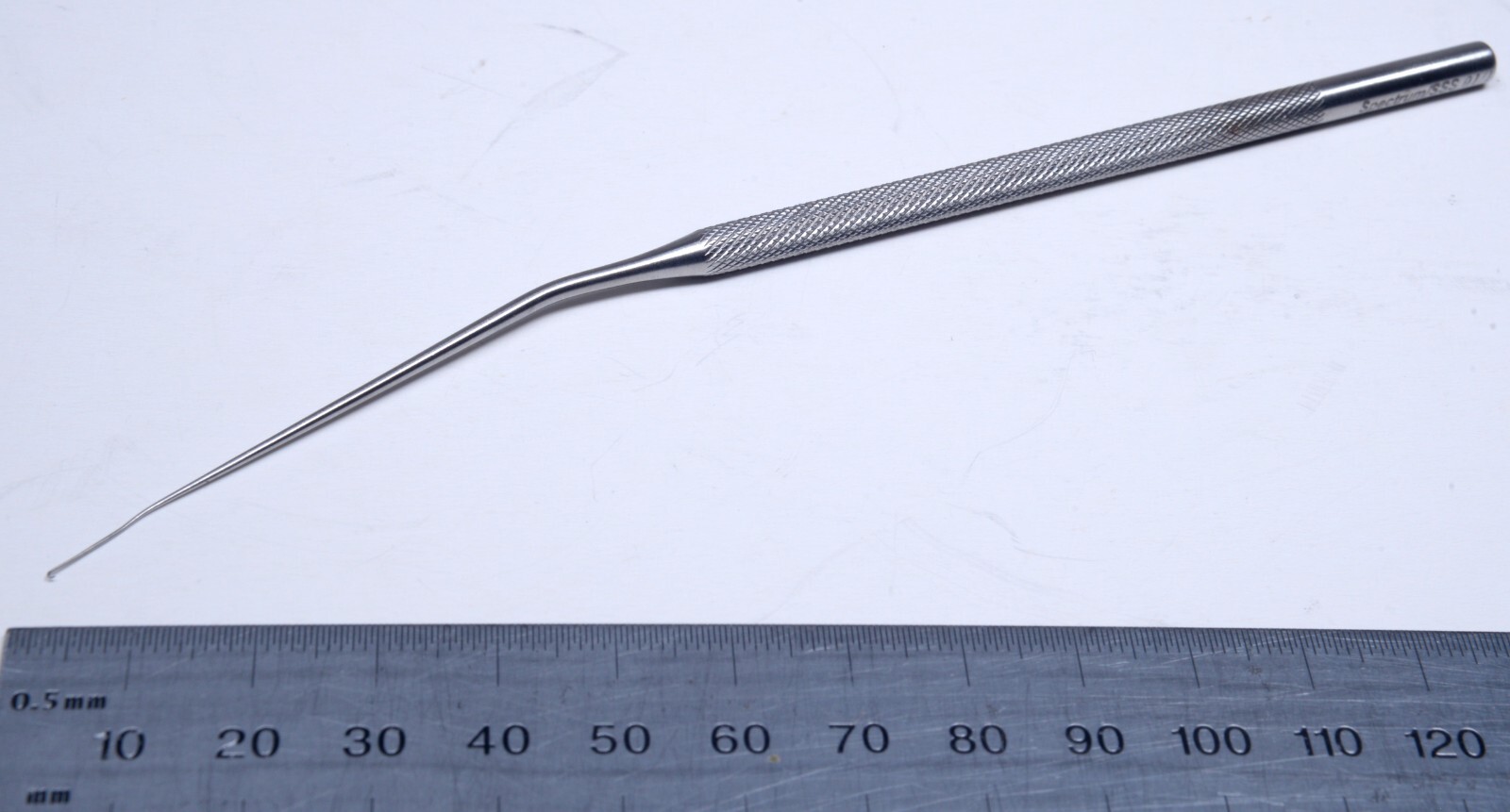 Storz #N1698-34 Schuknecht Footplate Hook 6½" Stainless Steel Surgical