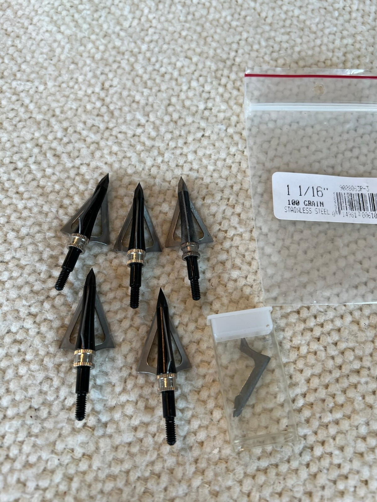 100 Grain 1 1/16" 3 Blade Broadheads