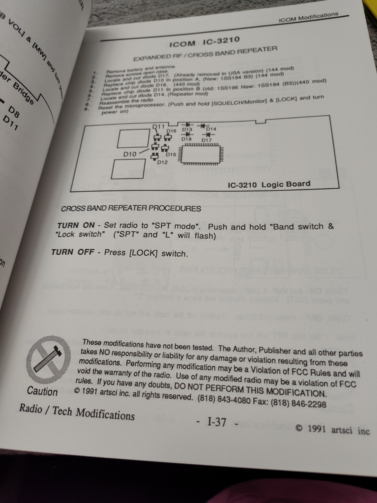 RADIO / TECH MODIFICATIONS VOL. NUMBER 4 Vintage Manual 1991