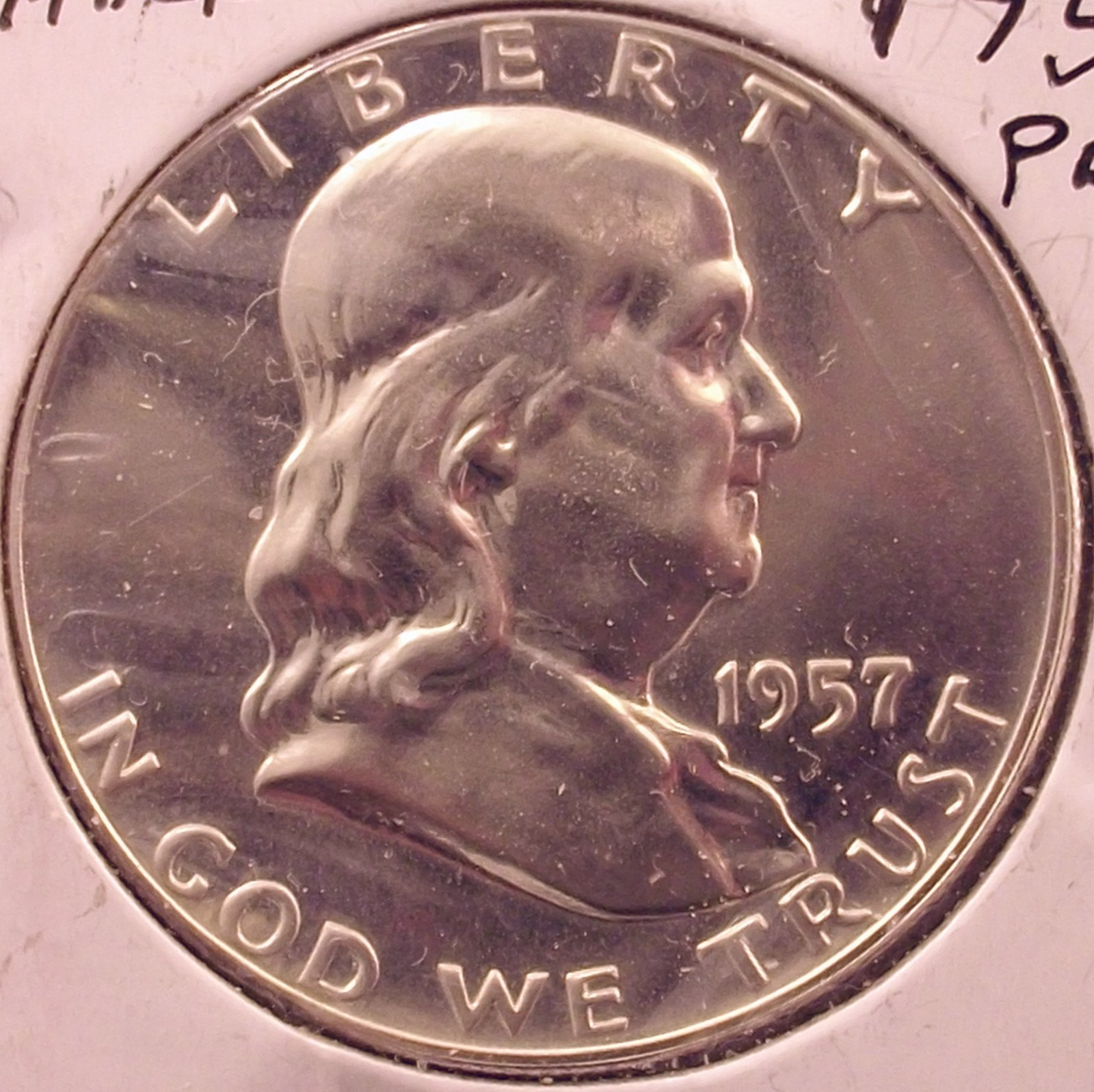 1957 Proof Franklin Half Dollar "90% Silver"