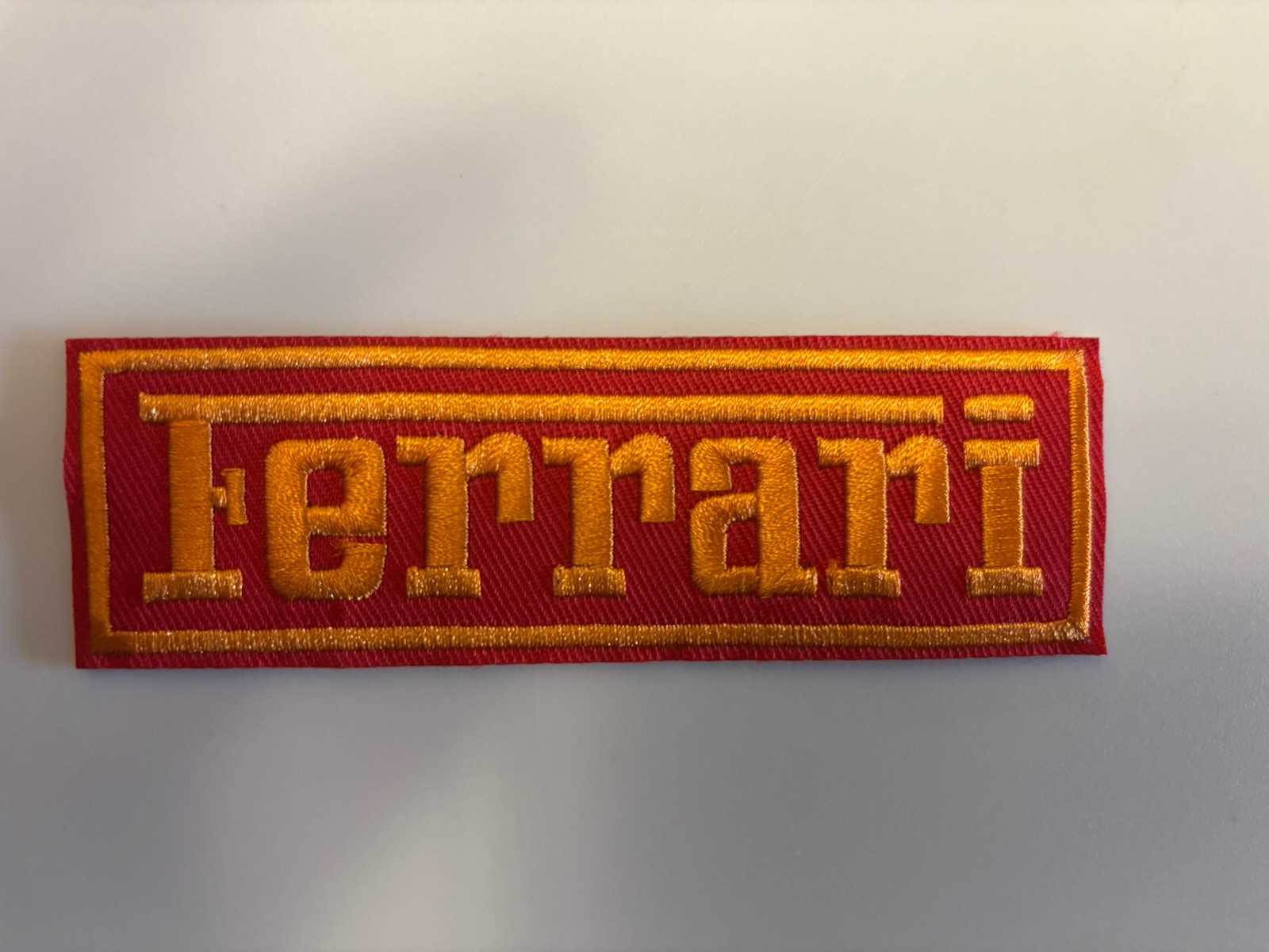 Ferrari Fan Patch Motorsport Formula Racing Cars Embroidered Iron On 1.5x4.5"