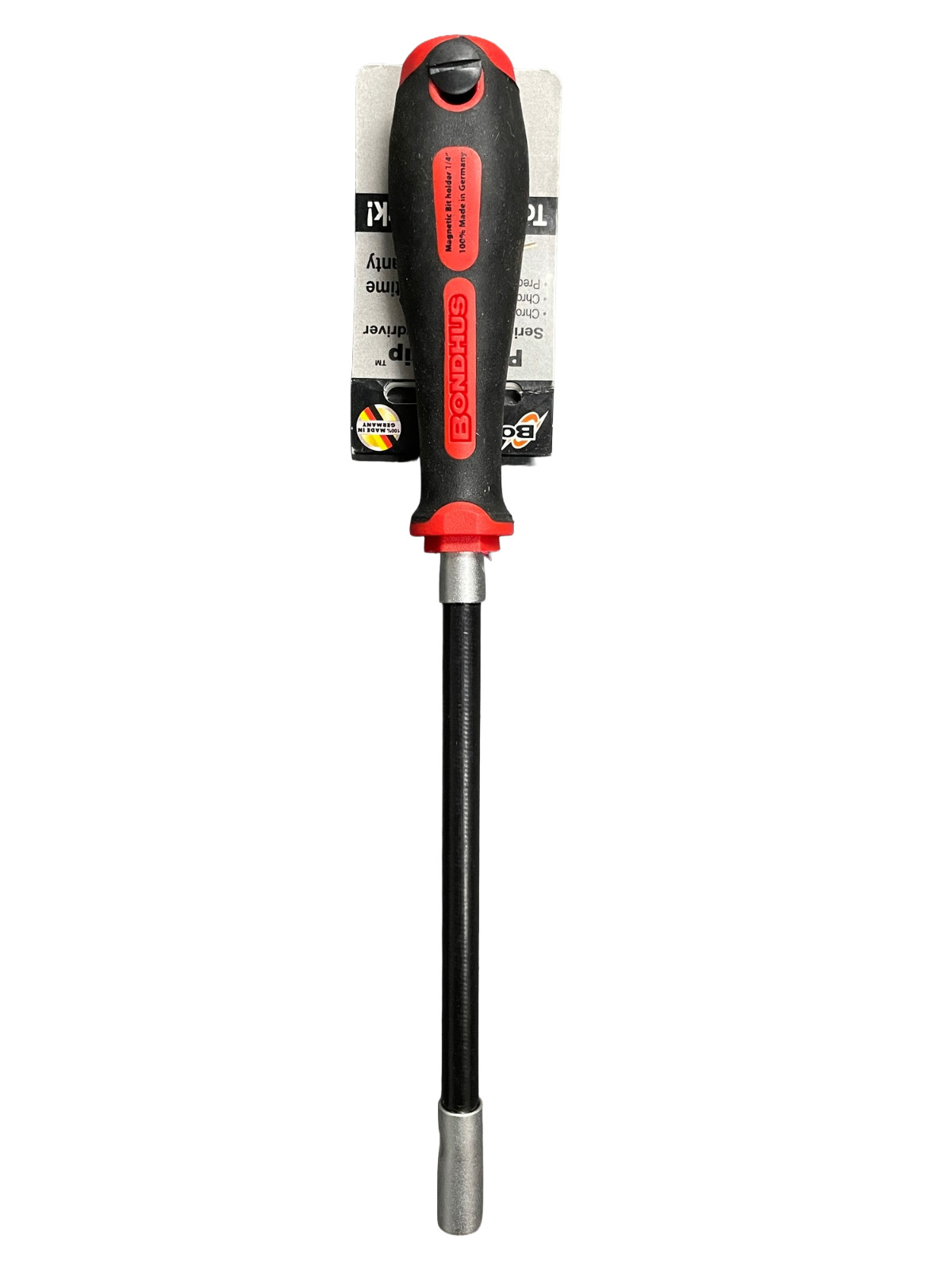 Bondhus 1/4" Flexible Screwdriver Magnetic Bit Holder Tip PowerGrip Flex Germany