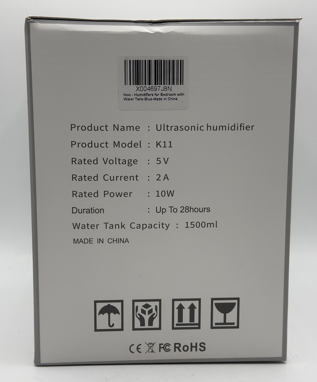 Ultrasonic K11 Humidifier Blue
