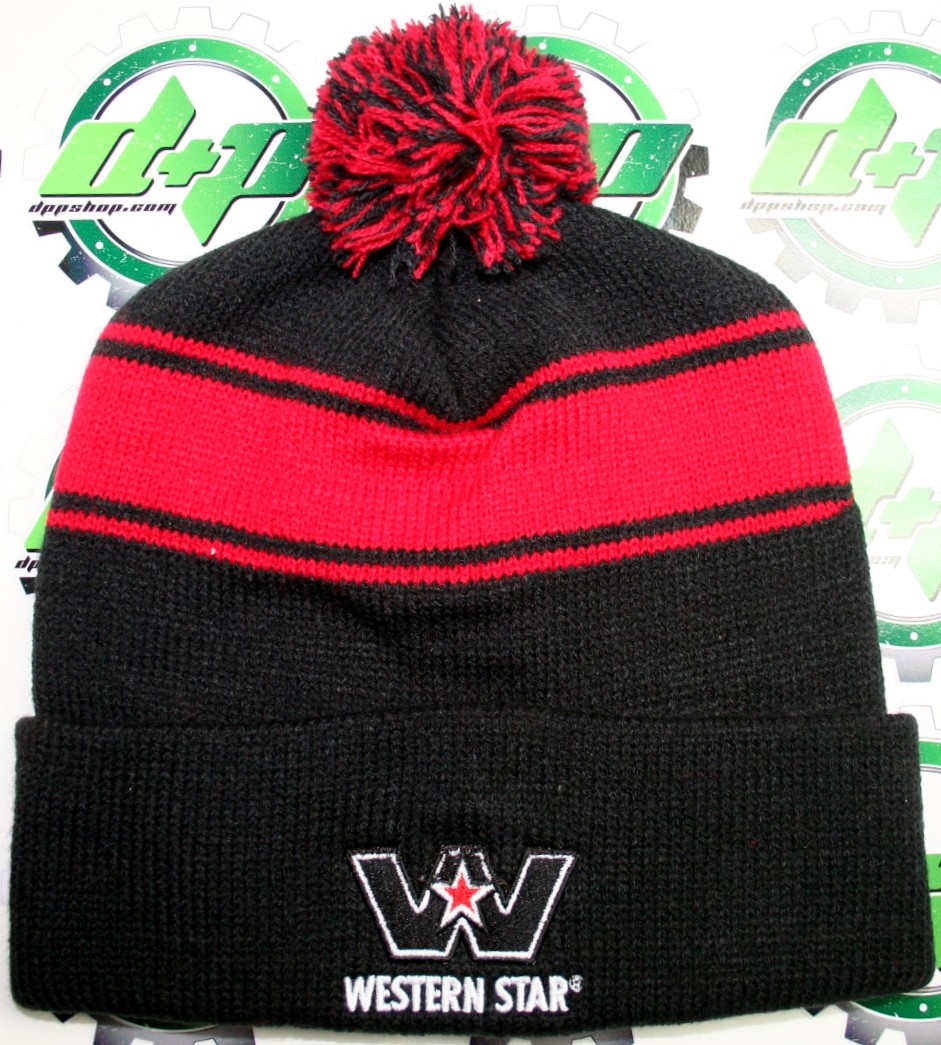 western star Beanie stocking pom cap semi trucker hat truck diesel gear toboggan