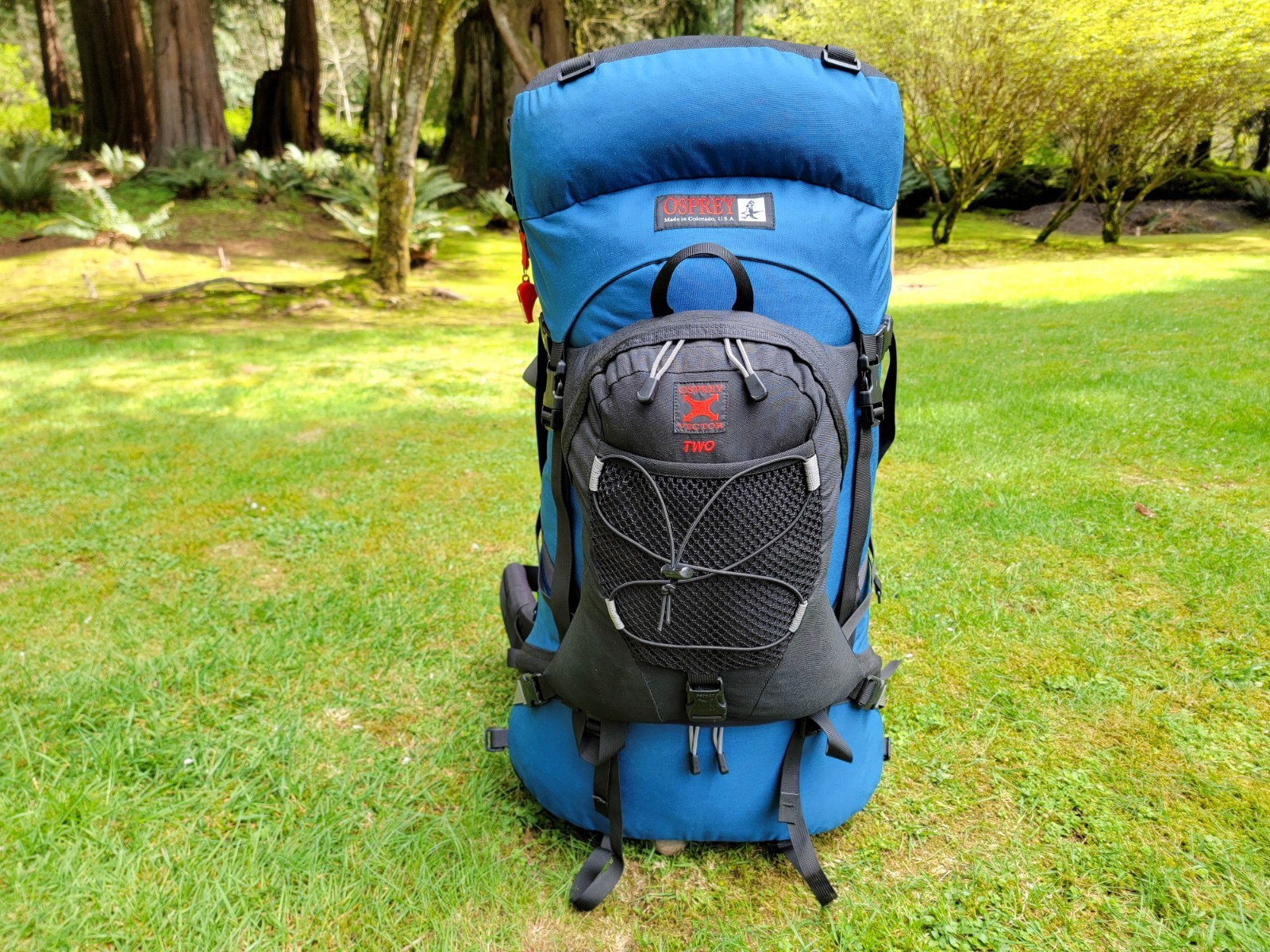 OSPREY 1990's Highlander Vector Two W/ 3L Bladder Internal Frame Hiking Backpack