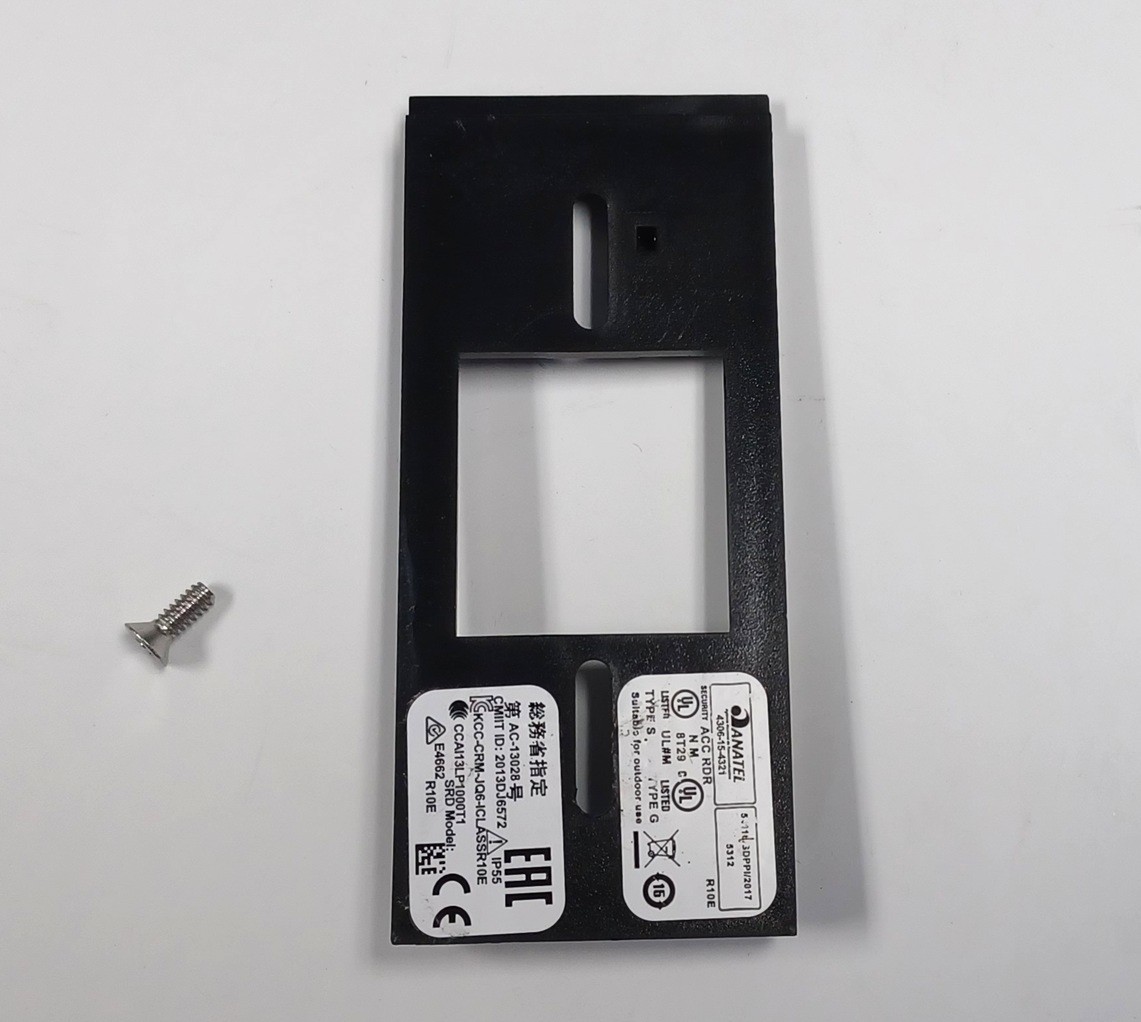HID iCLASS R10 Reader Mounting Plate with Screw, MultiCLASS RP10 Bracket, Used