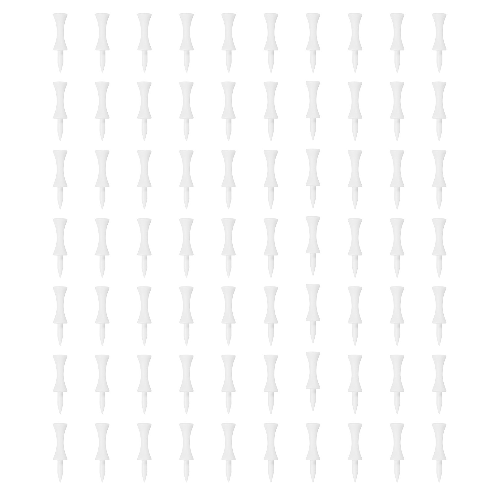140 Pack Plastic Step Down Golf Tees 2 Inch Golf Tees Bulk White