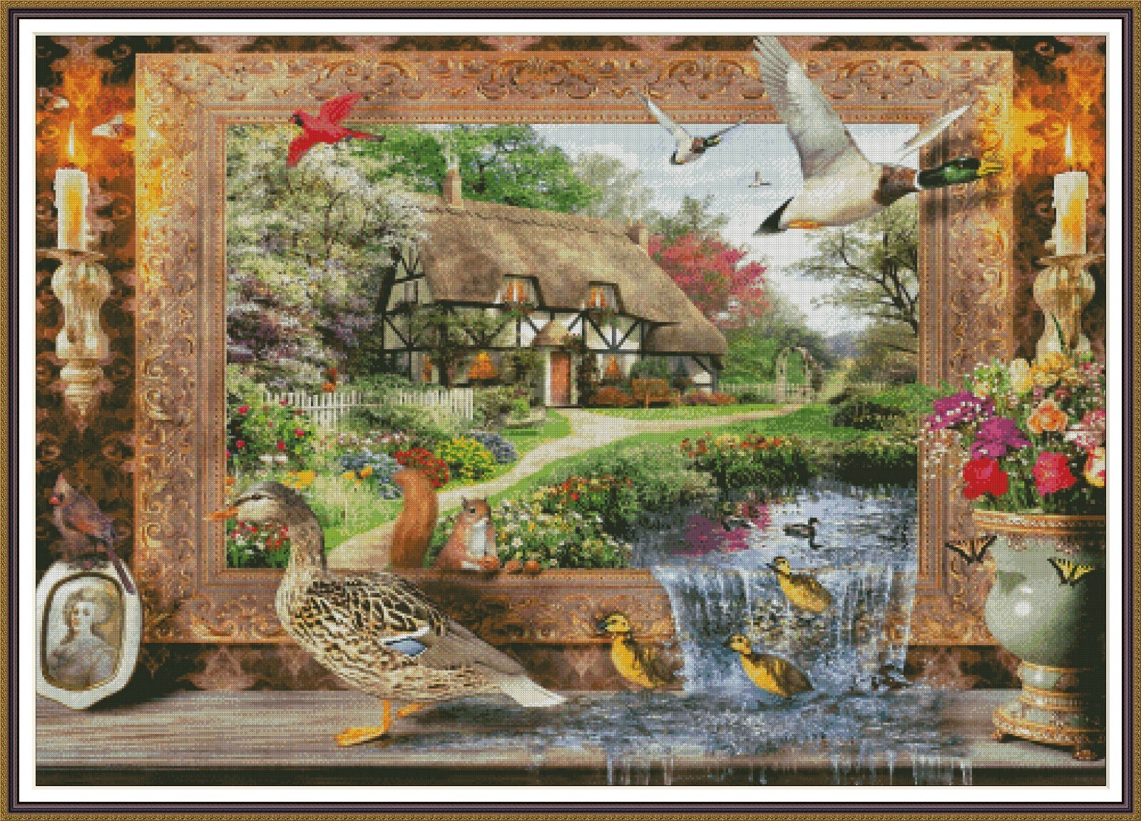 Coming to Life 457 Chart Counted Cross Stitch Pattern