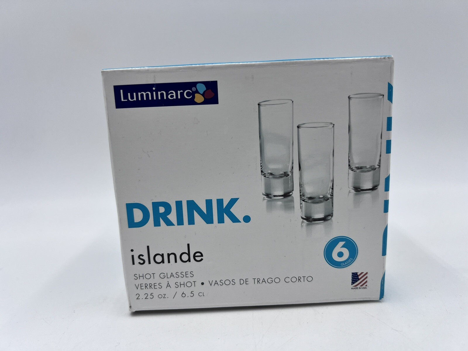 Liminarc Set of 6 Shot Glasses 2.25OZ.                B3