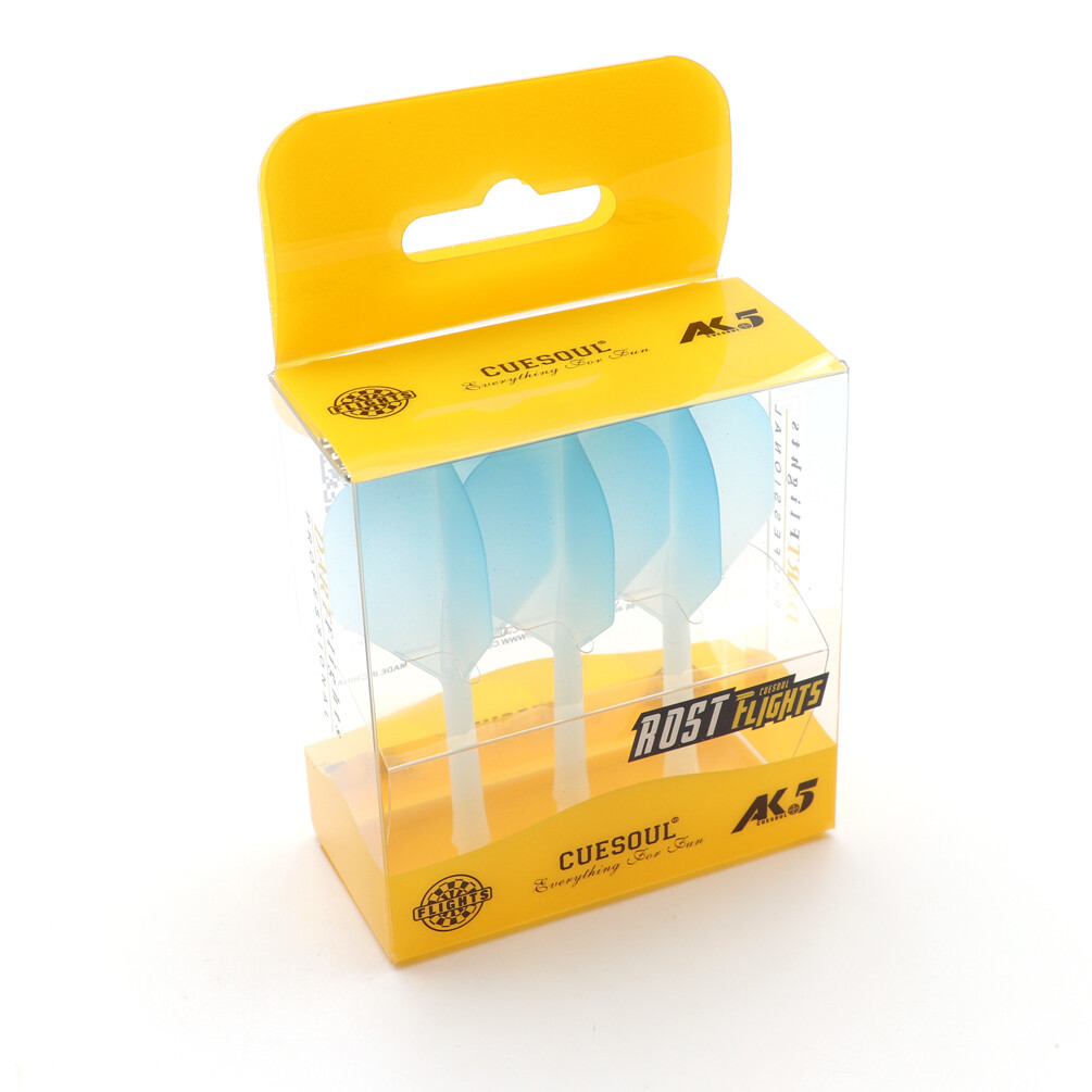 CUESOUL AK5 Integrated Dart Shaft and Flights Standard Shape Graduated Blue