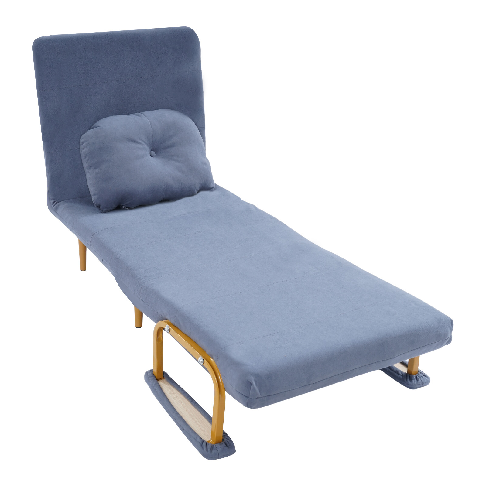 3-in-1 Convertible Chair Bed Great Sofa Bed Chair Adjustable Backrest w/Armrest