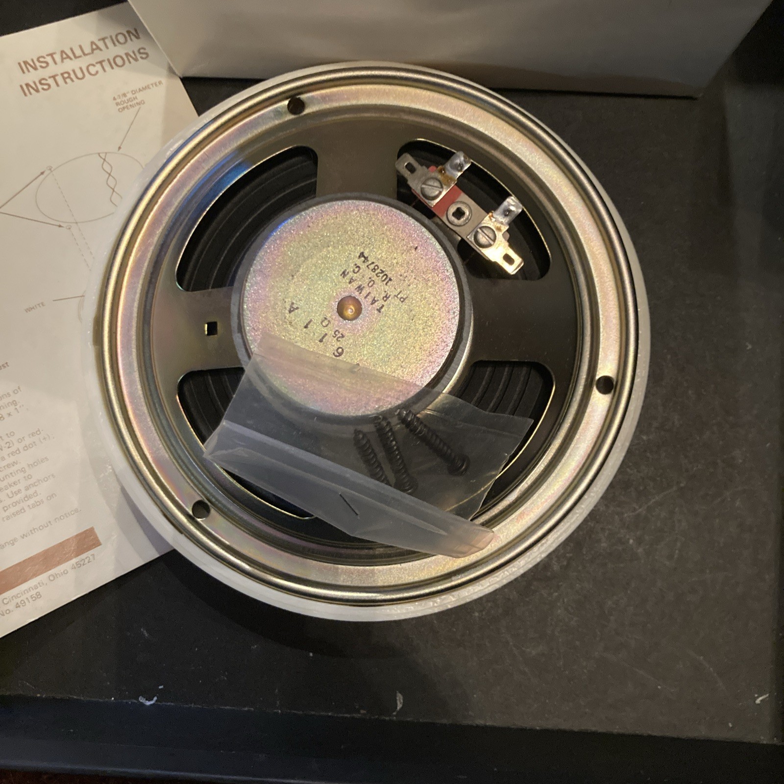 NUTONE IS-100 WIDE RANGE 6.5"SPEAKER NIB