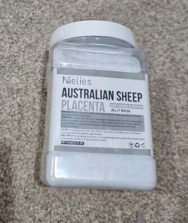 Nielies Australian Sheep Placenta, Anti-Aging & Repair Jelly Mask, 23 fl oz