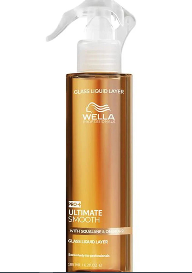 Wella Ultimate Smooth Glass Liquid Layer 6.2oz/185ml -  frizz-free hair