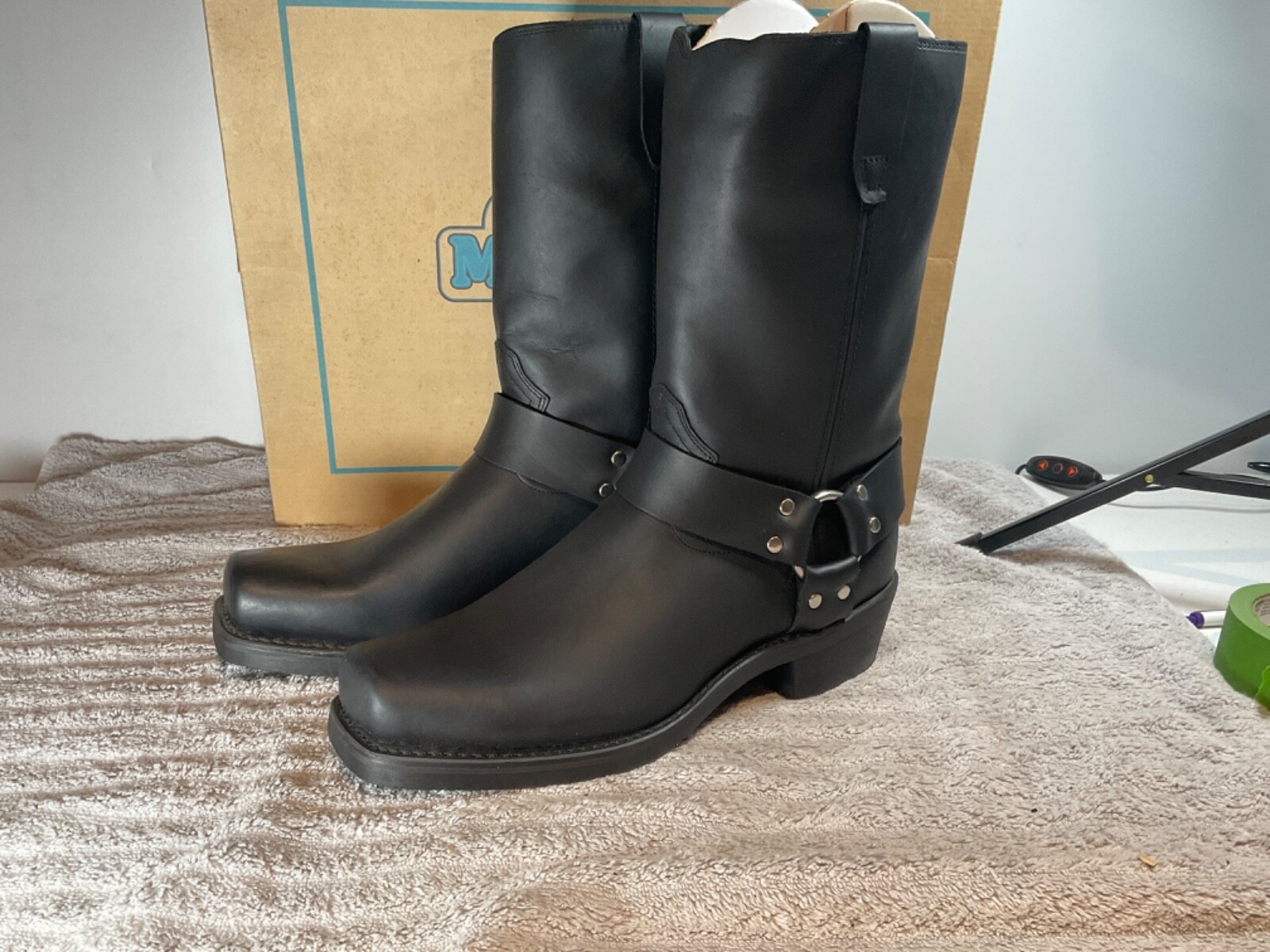 NOS Smoky mountain DAYTONA HARNESS  Biker Leather Motorcycle BOOTS MULT SIZES
