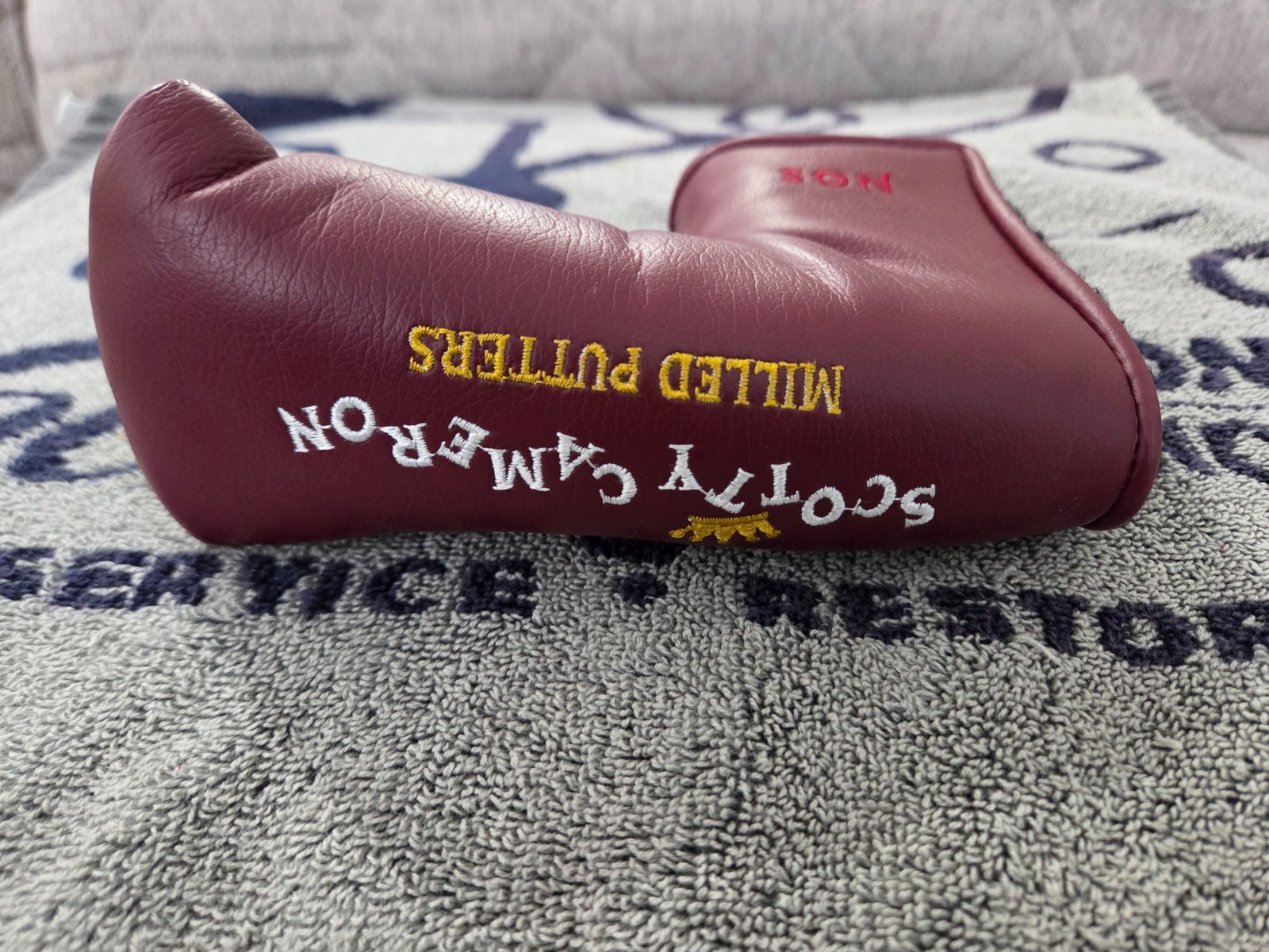 Scotty Cameron Milled Putters NOS Burgundy Putter head cover blade headcover⛳⛳⛳