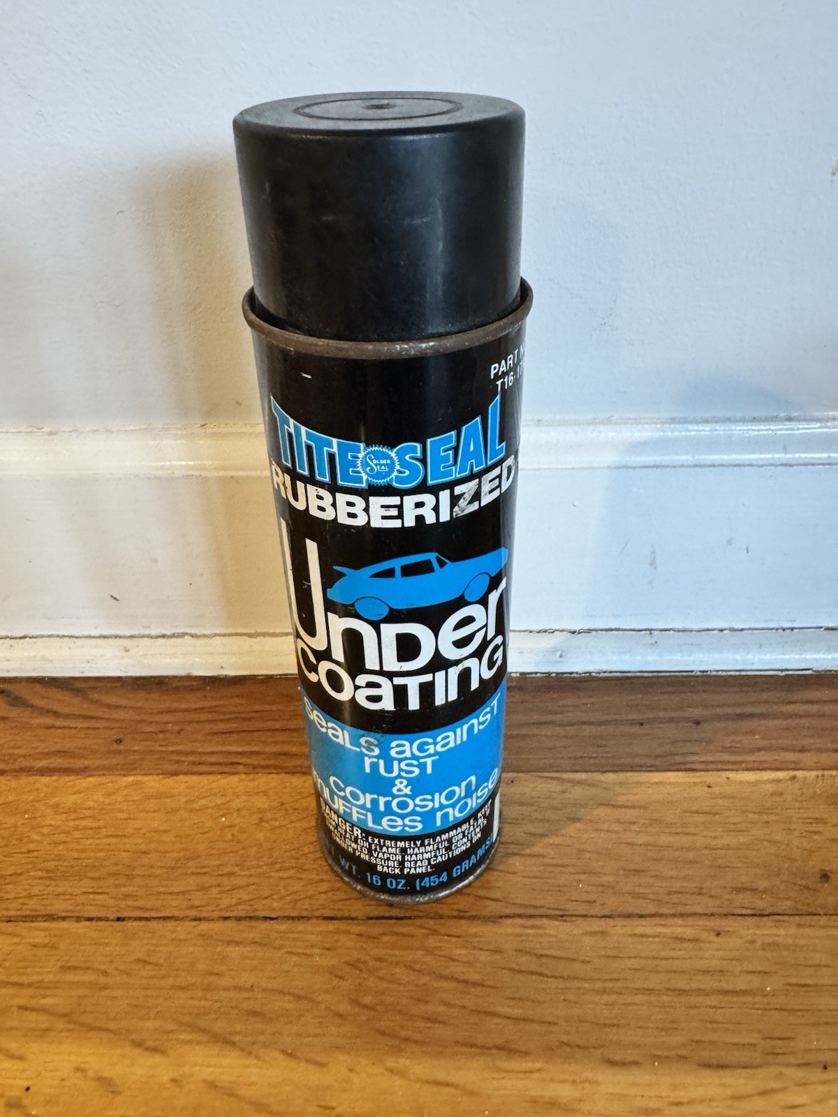 Vintage Tite Seal Rubberized Under Coating Car Aerosol Spray Can 16 Oz NEW