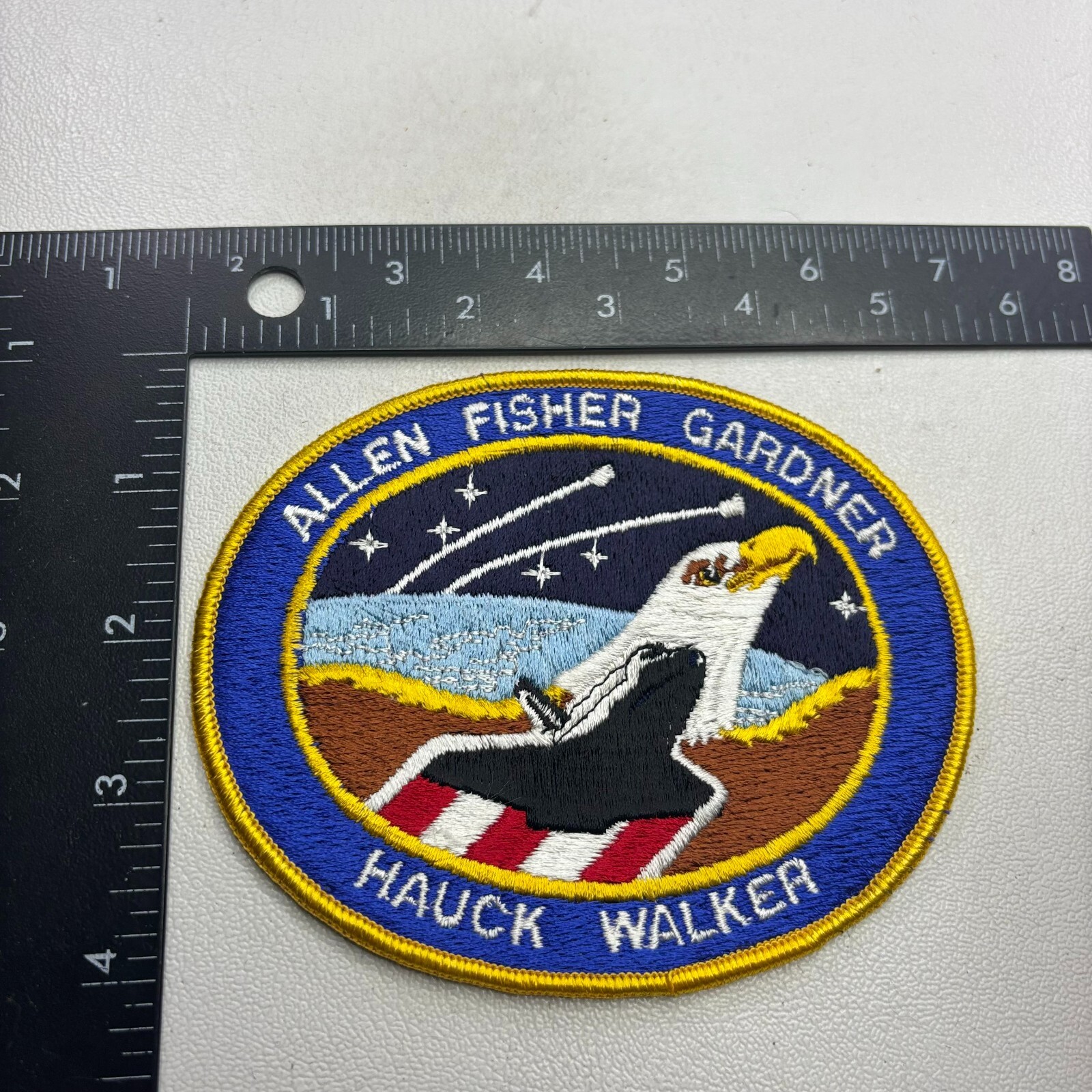 NASA Space Shuttle Mission STS-51-A Astronaut Patch 53TX