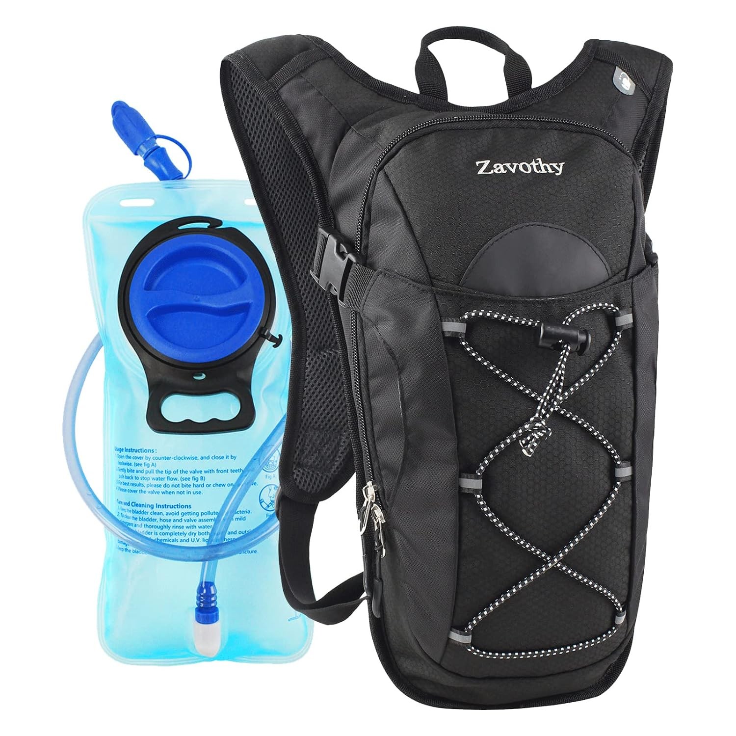 Hydration Backpack with 2L Hydration Bladder Water Backpack for Hiking Hydration